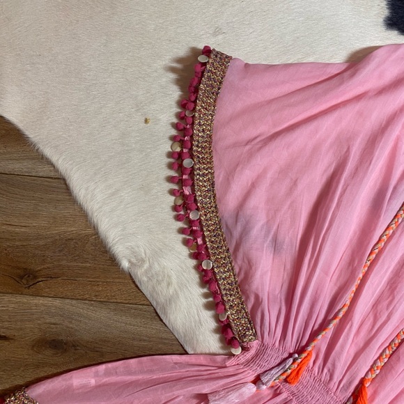 SHIRALEAH PINK DEDE beach COVER-UP - Picture 7 of 9